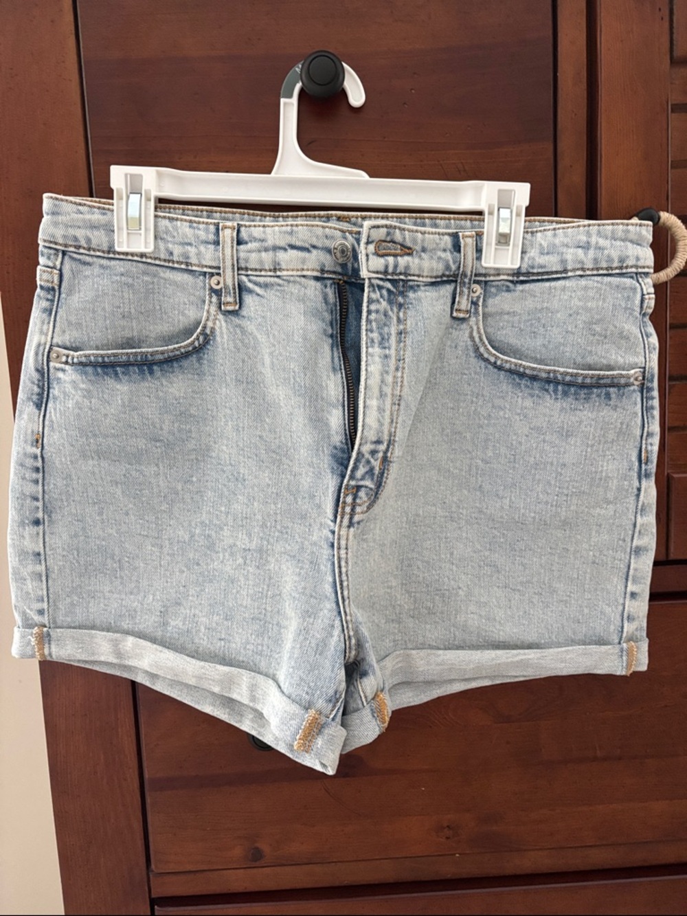Classic High-Rise Light Wash Denim Shorts - Wild Fable